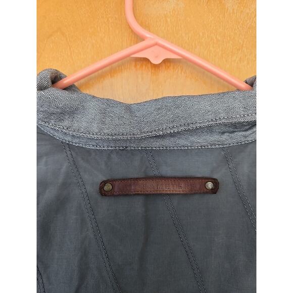 Alps and Meters | Men's Touring Oxford SHIRT IN MEDIUM / GREY COLOR - Picture 5 of 6